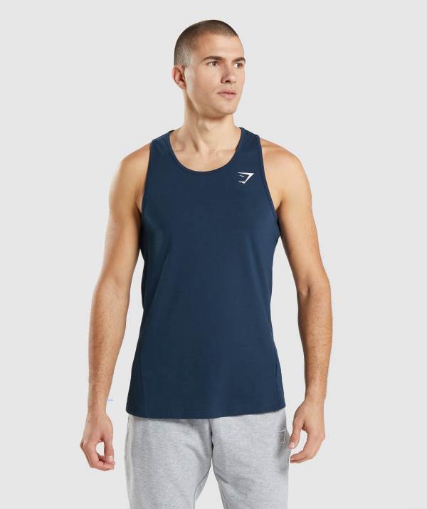 Panske Tielko Gymshark Critical 2.0 Námornícka Modrá | PU1294357